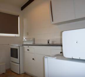 Kitchen in the Superior one bedroom unit