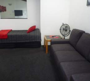 Lounge in one bedroom unit