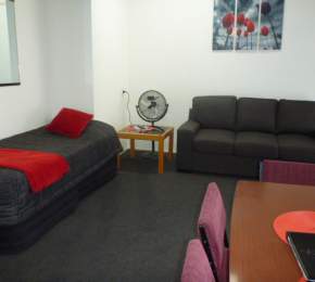 Living Room area in two bedroom unit